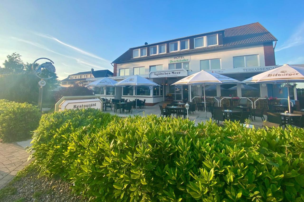 Strand Hotel Nordsee, Hotel Deichläufer Tossens Buitenkant foto